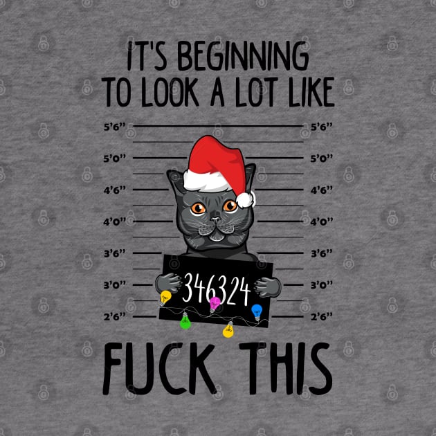Ugly Christmas Sweatshirt For Cat Lovers and Christmas Parties. by KsuAnn